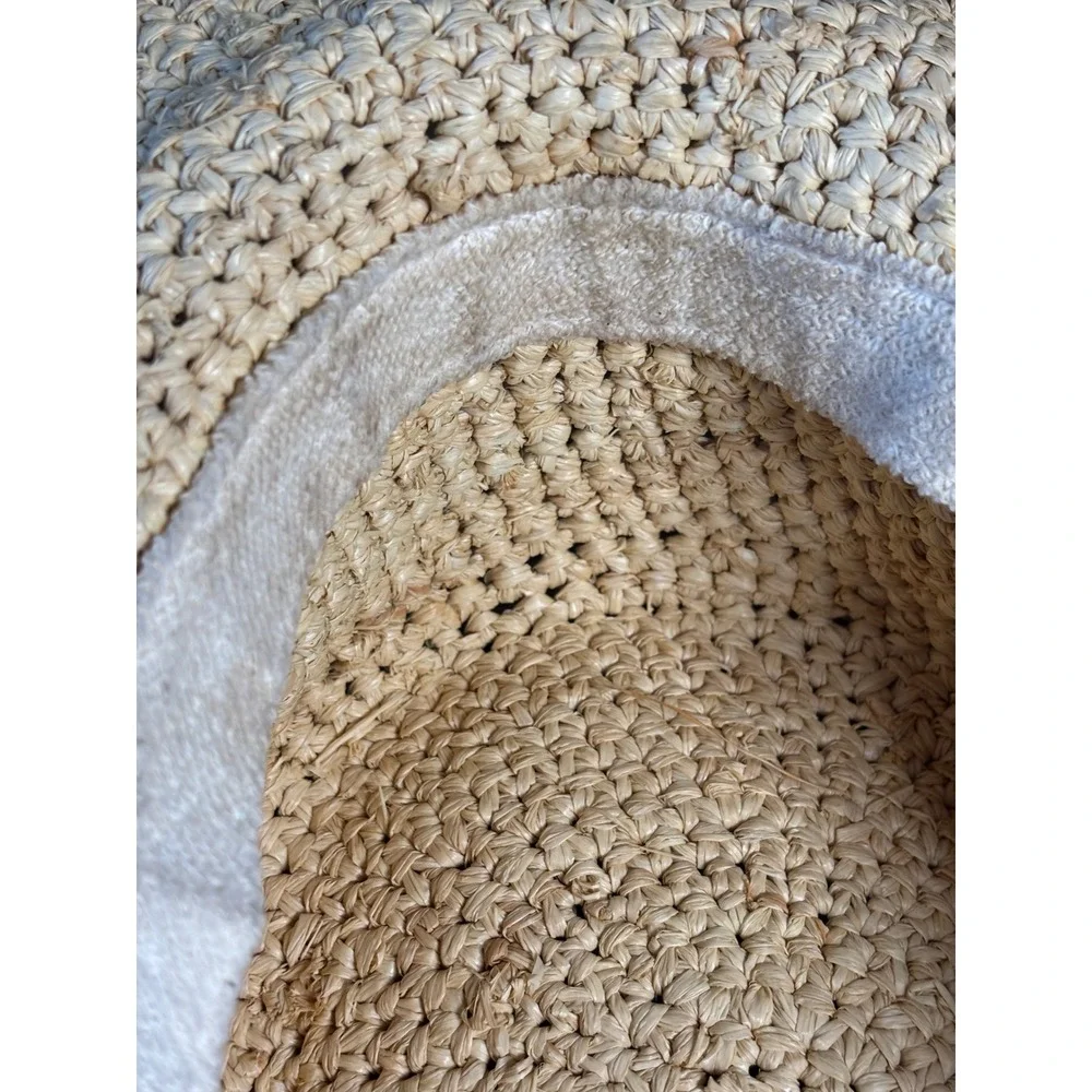 The Scala Collection Women Natural Fiber Straw Sun‎ Hat Tan Boater One Size